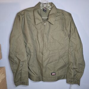 NEW Dickies Canvas Workwear/Construction Jacket-Womens LARGE-Olive Green-Work